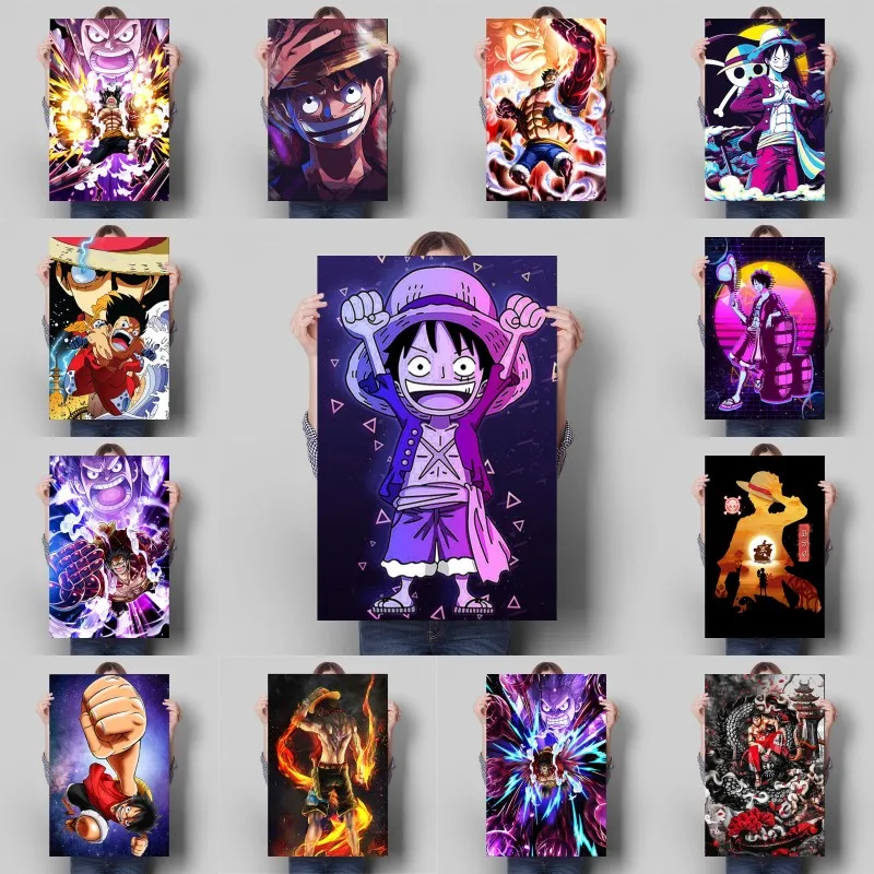 

Японское аниме One Piece Холст Картина мультяшный персонаж Луффи постер настенное искусство домашний Декор Гостиная Спальня украшение
