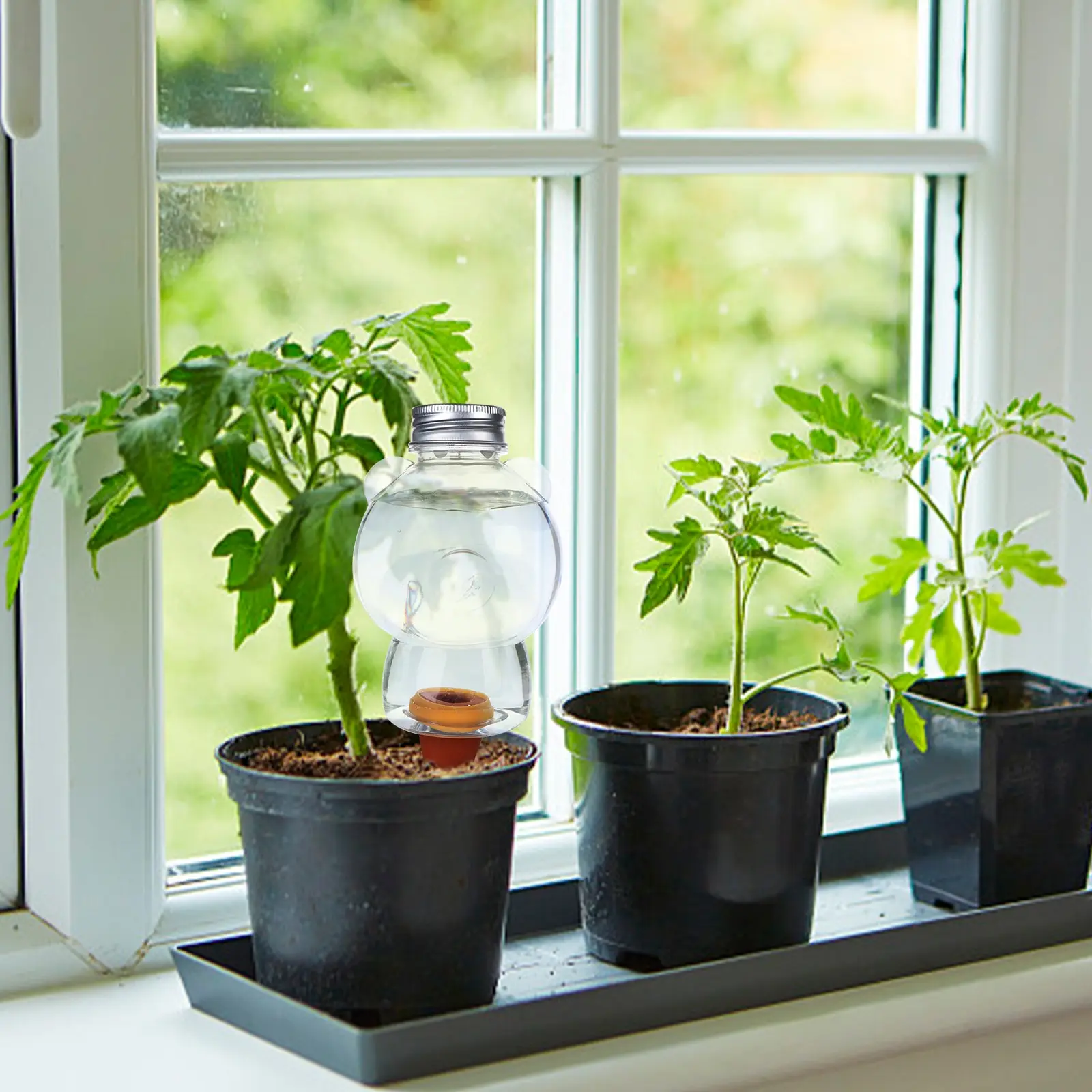 

3pcs Auto Drip Irrigation System Automatic Watering Spike Plants Flower Indoor Household Waterers Bottle Drip Irrigation