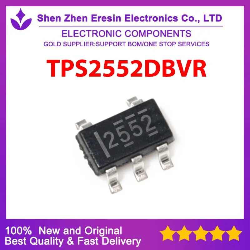 

Free shipping 5PCS/LOT TPS2552DBVR SOT23-6 New and original