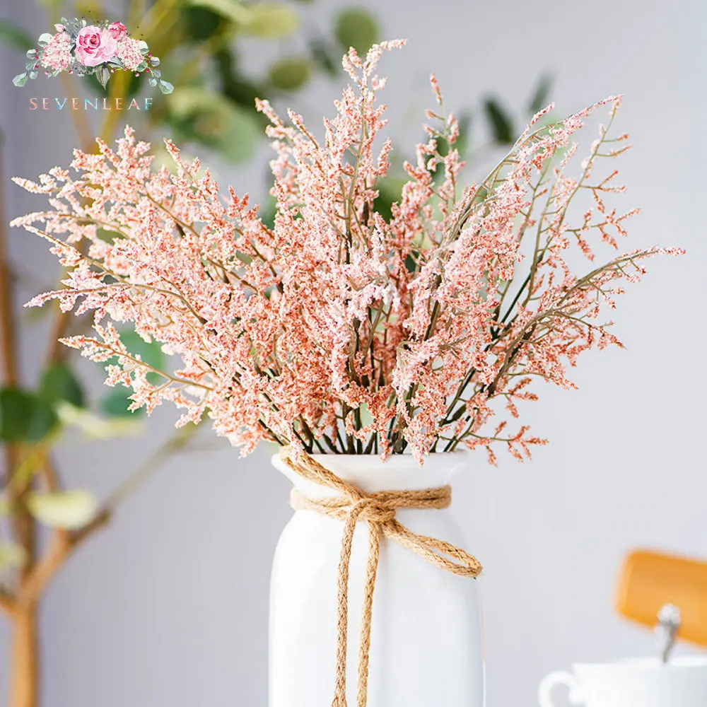 

Natural High Quality Artificial Flowers Valentine's Grass Bouquets Fake Plants Wedding Decoration Flower Arrangement Lovegrass