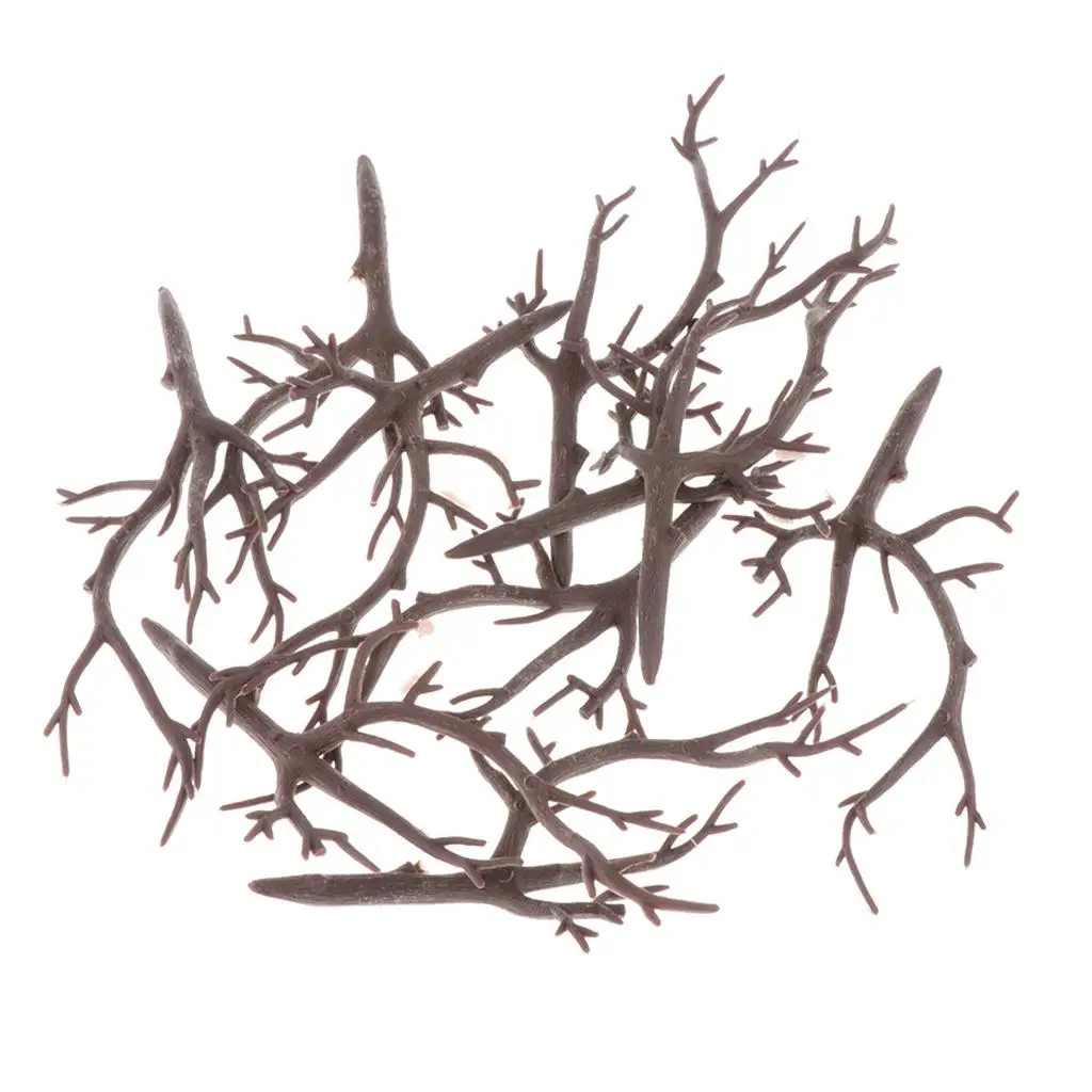 

10x Plastic Antler Branch Ornaments, Vintage Style for Home Decoration, Headband
