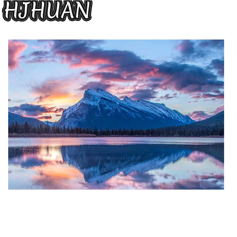 Набор для алмазной вышивки крестиком картина 5D сделай сам С закатом озером