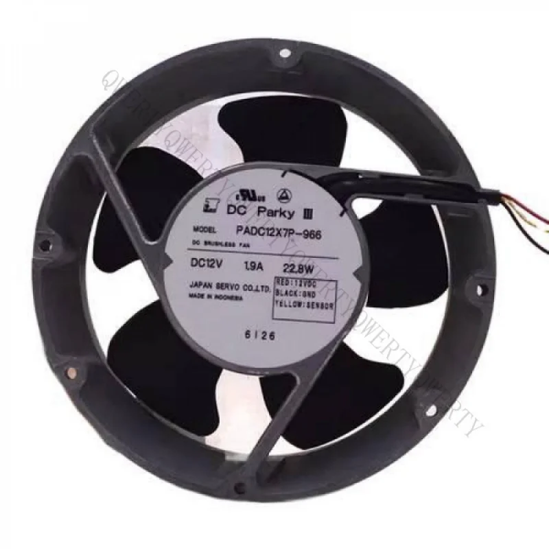 Фото SR+ для SERVO PADC12X7P-966 17050 DC12V 1,9A 17 см 3-проводной охлаждающий вентилятор №1