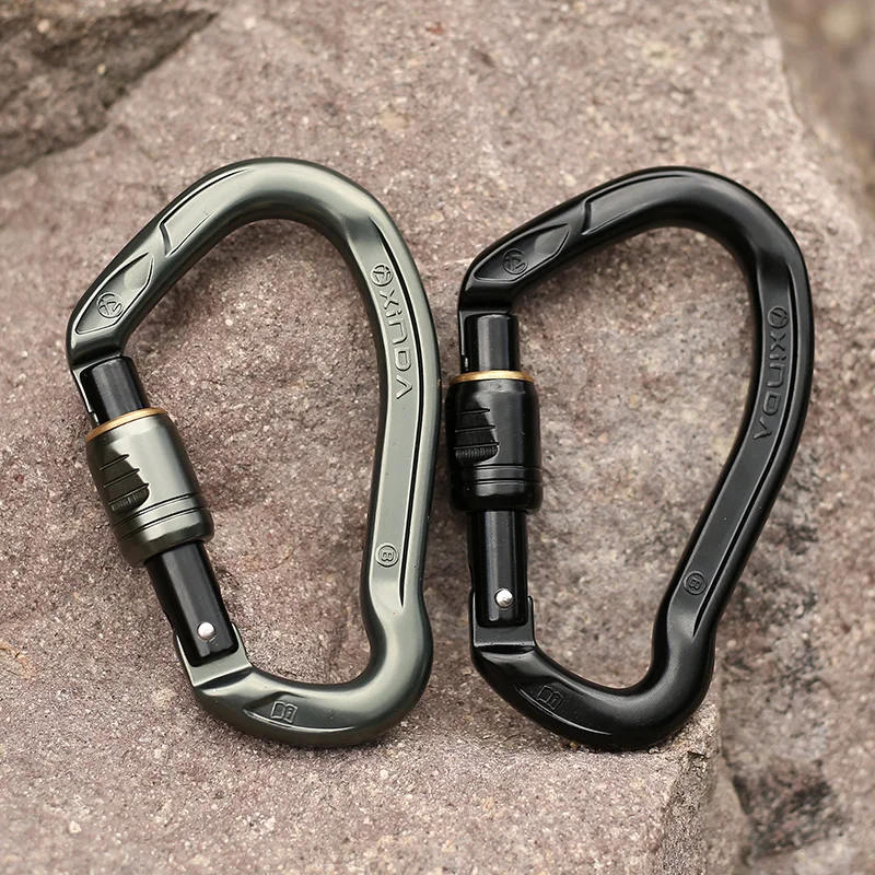 CE UIAA Сертифицированный карабин с пружинными воротами из алюминия 7075 большим