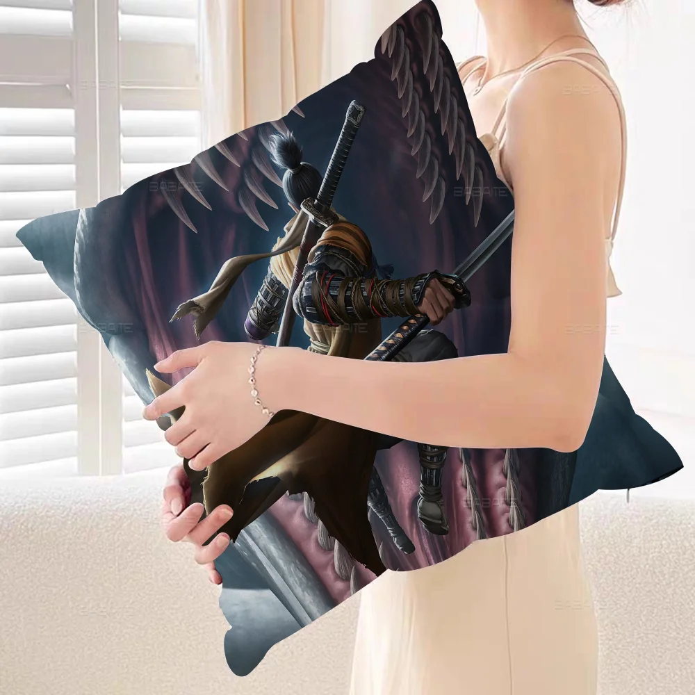 Наволочки Sekiro Shadows Die Twice мультяшный диван декоративный домашний двусторонний