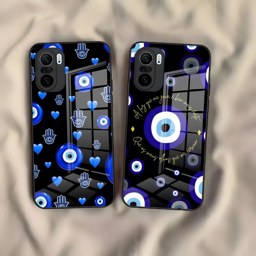 Голубой глаз Nazar Boncugu чехол для телефона Xiaomi 14 12 Pro 11t 13 lite POCO M6 M5 X6 X5 X3 NFC F5 F6 Чехол из