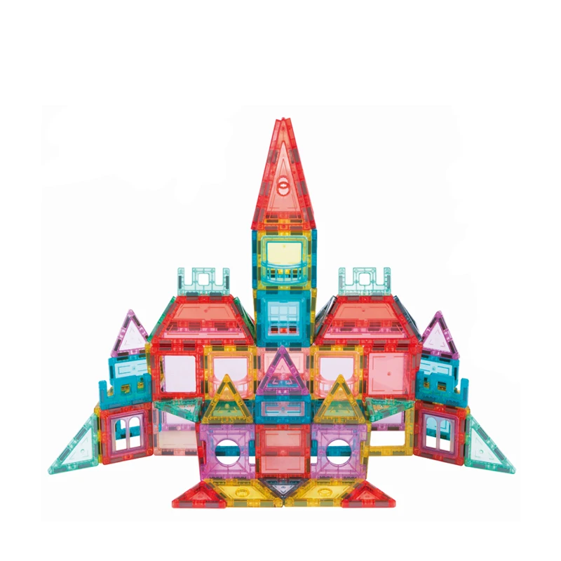 

Children's Educational Connection Magnetic Toy Tile Thinking Game Blocks Montessau Construction Robot Set