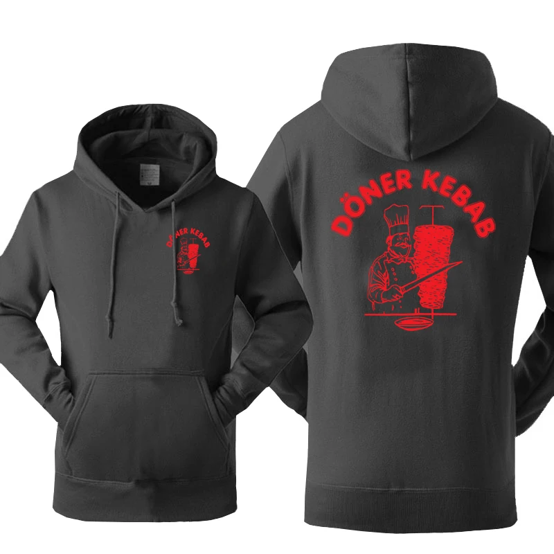 

The Chef Are Making Turkish Bbq sweats For Men Personality Casual Sweatershirts Simple Warm Sportswear Fashion Loose Man Clothes