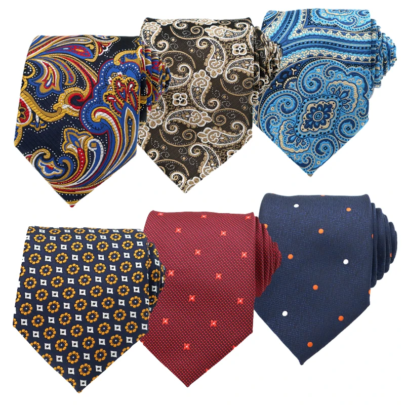 

Модные мужские галстуки 8 см, галстук из 100% шелка, галстук с пейсли аскотский галстук, галстук, галстук для мужчин, деловой ГАЛСТУК