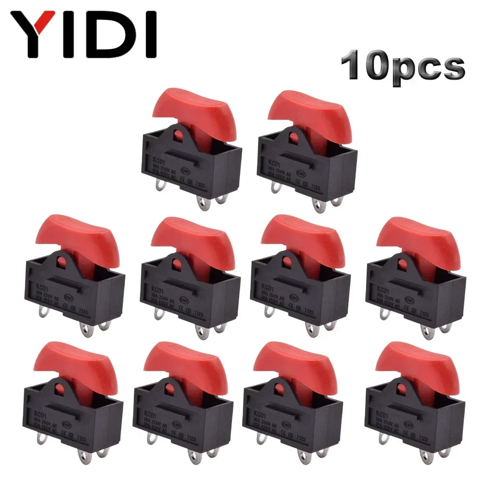 

5/10 шт., кнопочный клавишный выключатель для сушки волос