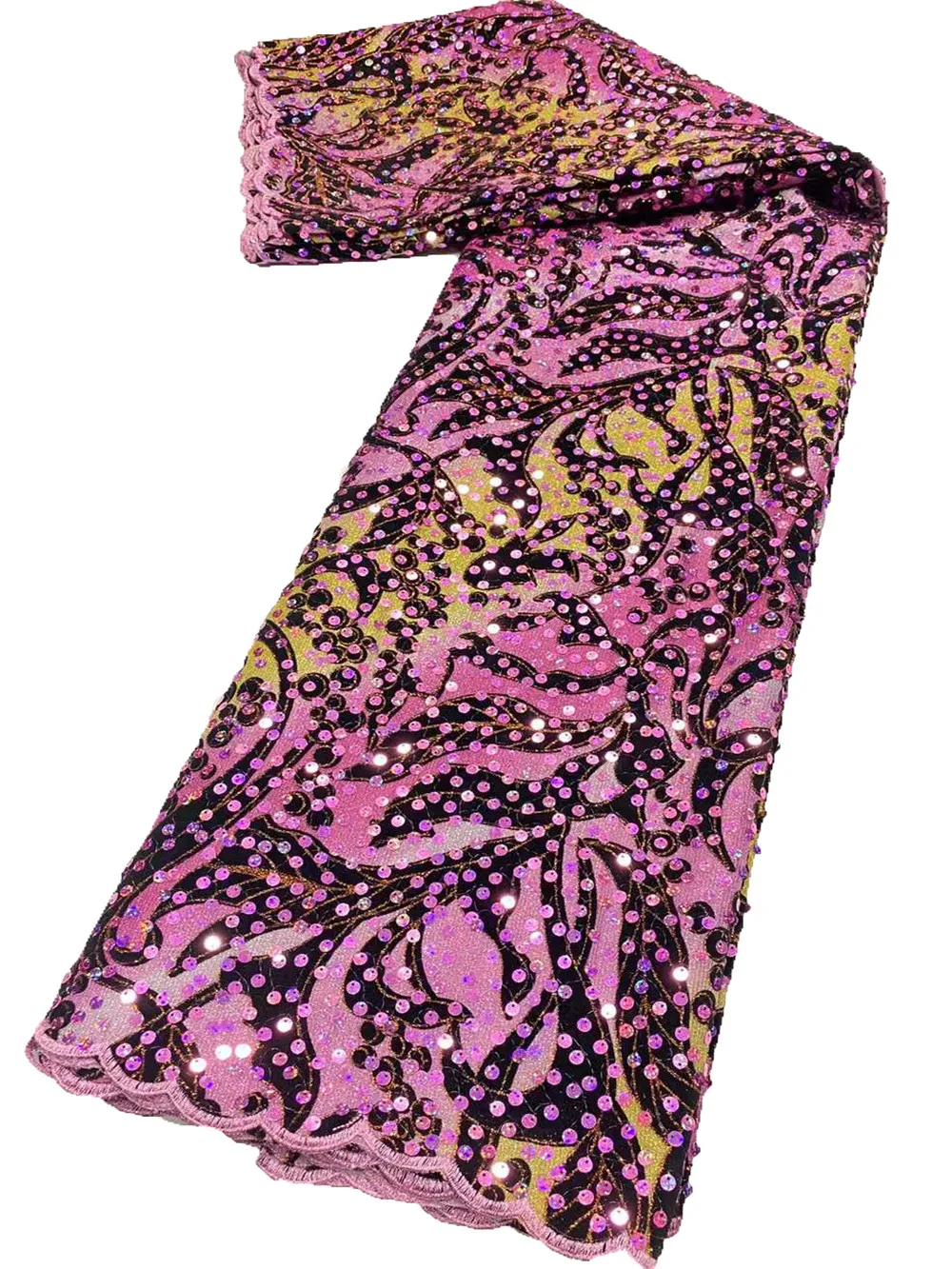 Блестки ручной работы флокирующая кожа бархатная ткань 2022 африканская Тюлевая