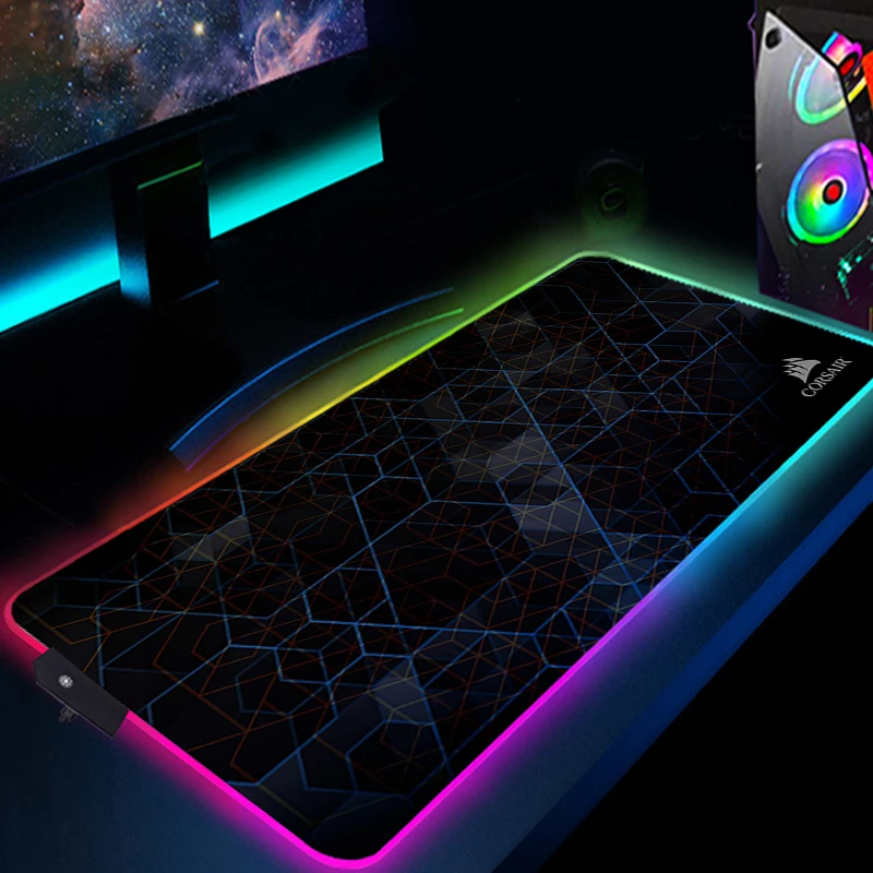 RGB коврик для мыши Corsair ПК игровой Настольный клавиатуры подсветки шкафа