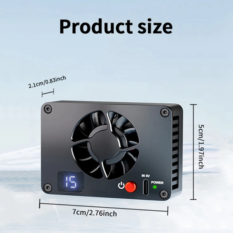 Система охлаждения камеры тихий радиатор для Canon Sony FUJIFILM ZV-E10 A7M4 R5 R7 R6 XT4