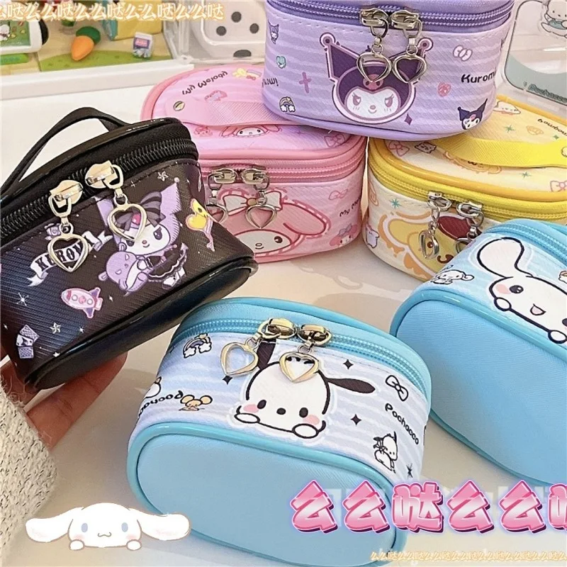 

Kawaii Sanrio сумка Pu кошельки для монет My Melody кошелек мини маленькая сумка Kuromi для женщин симпатичная визитница для хранения Игрушки для девочек