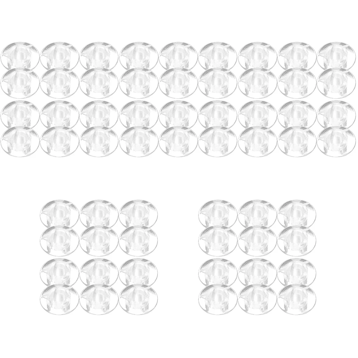 

60 pcs Guitar Effect Footswitch Toppers Protection Caps for Guitar Pedal