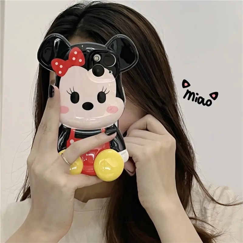 

Mickey Minnie Mouse Anime phone case For iphone11 12 13 MAX X XS XR Pro Max 3D