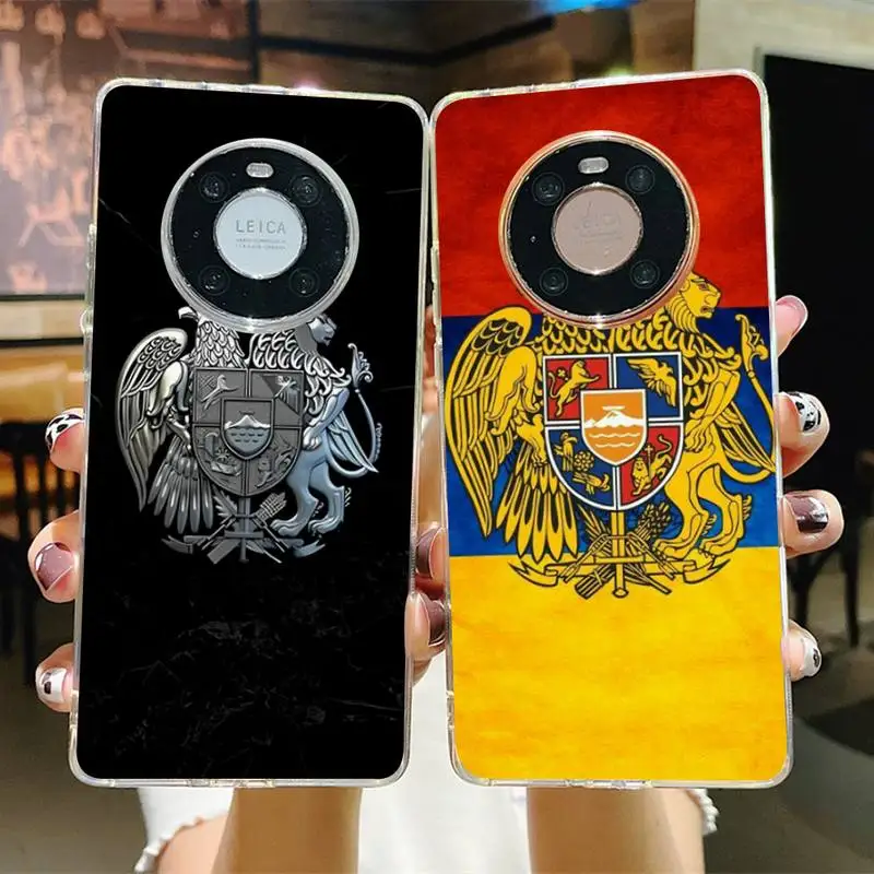 

RuiCaiCa Armenia Coat Of Arms Flag Phone Case for Samsung S21 A10 for Redmi Note 7 9 for Huawei P30Pro Honor 8X 10i cover