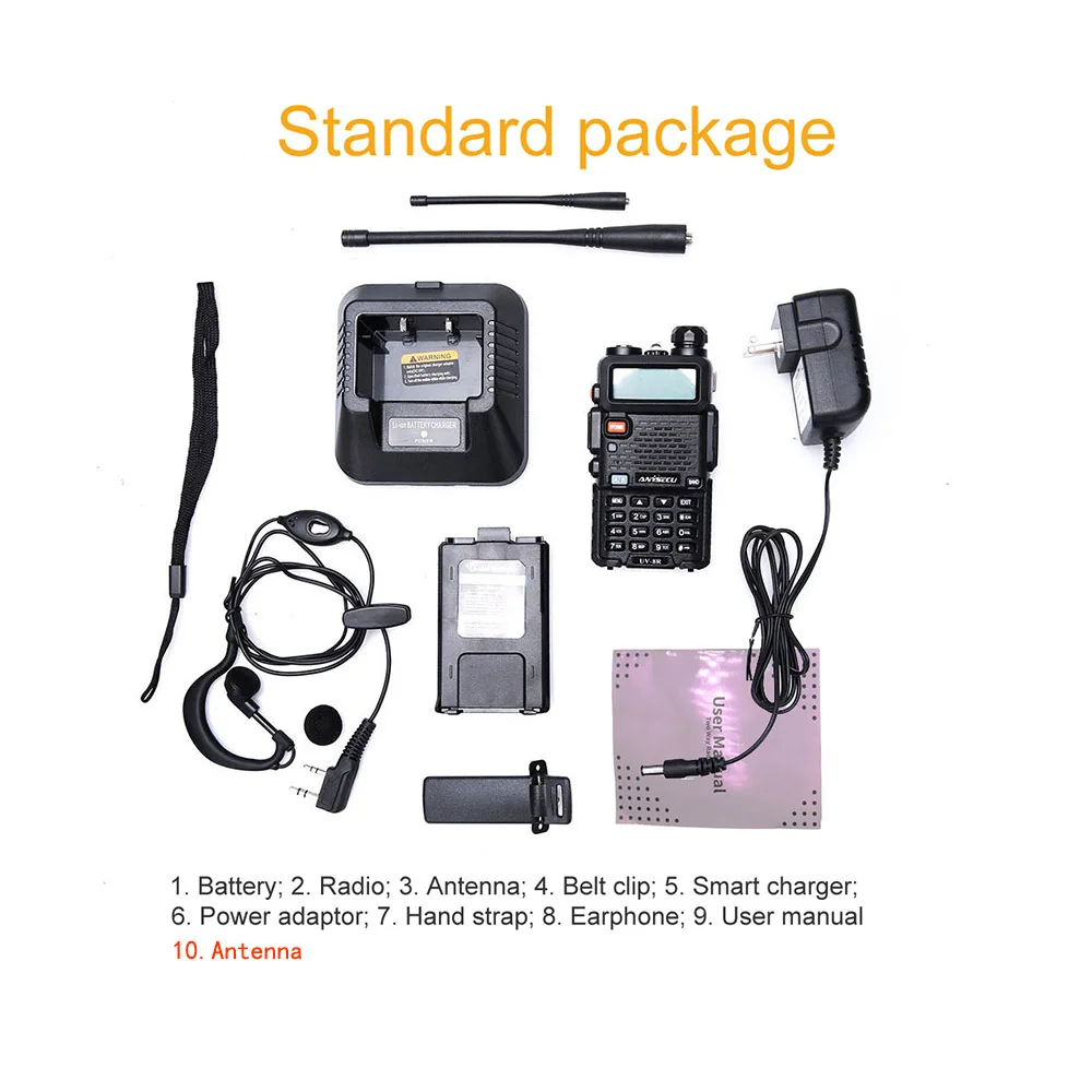 Baofeng UV-5R UV-5RX3 BF-R3 Tri-Band handheld Walkie Talkie 136-174MHz 220-260MHz 400-520MHz 3Band UV 1.25M Transceiver Radio