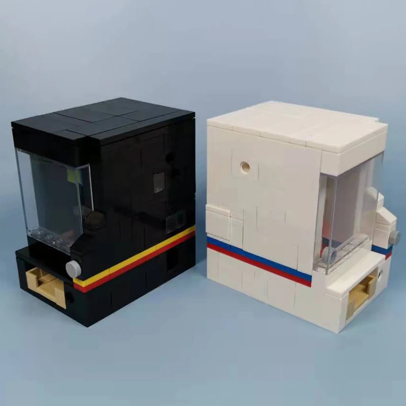 MOC головоломка коробка строительные блоки торговый автомат совместимый город