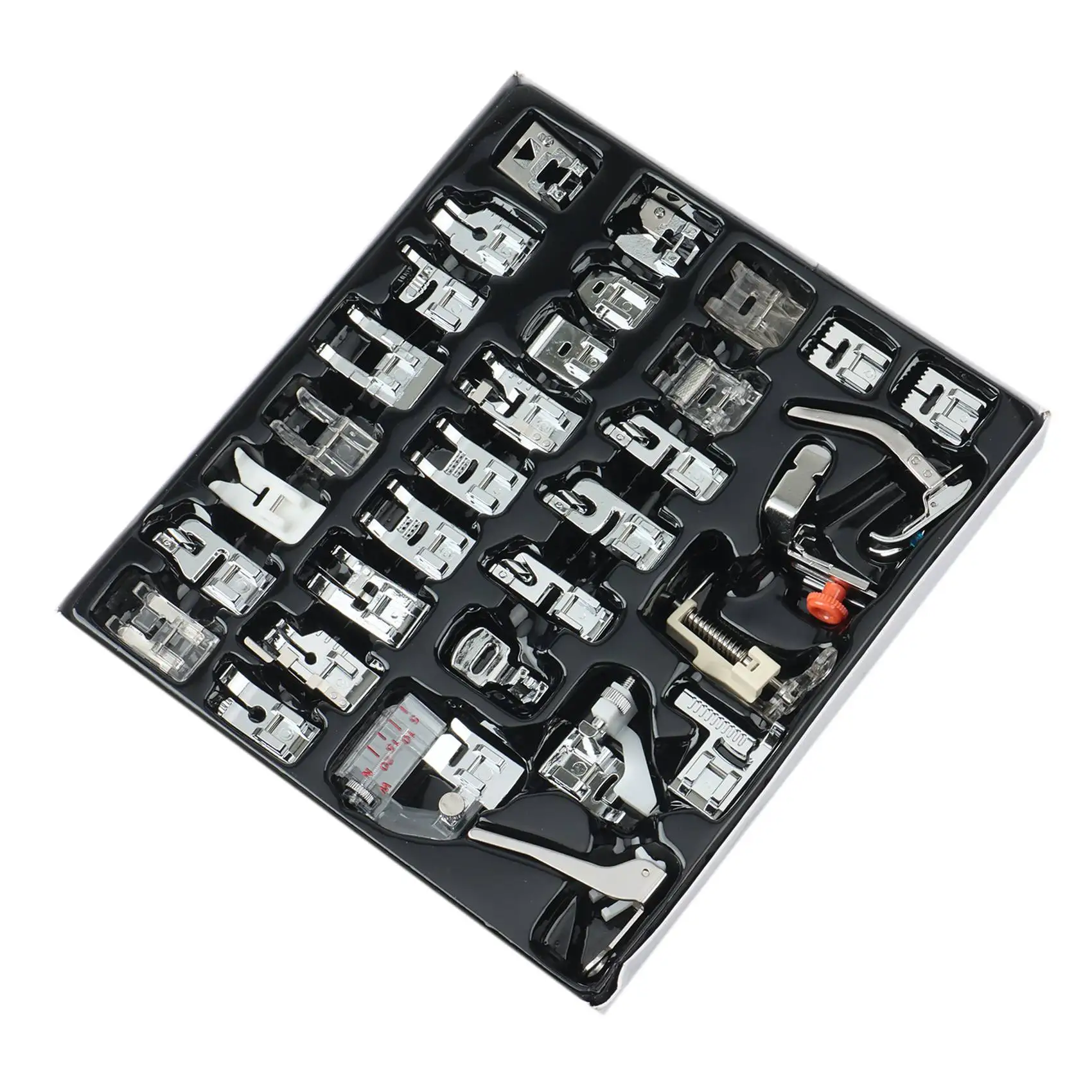 

32PCS Sewing Machine Accessories Knitted Blind Stitch Darning Presser Foot Kit Suitable for Most Sewing Machine Brands