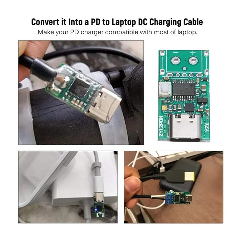 2 шт. модуль источника питания ZY12PDN USB-C PD2.0/3 0 в DC