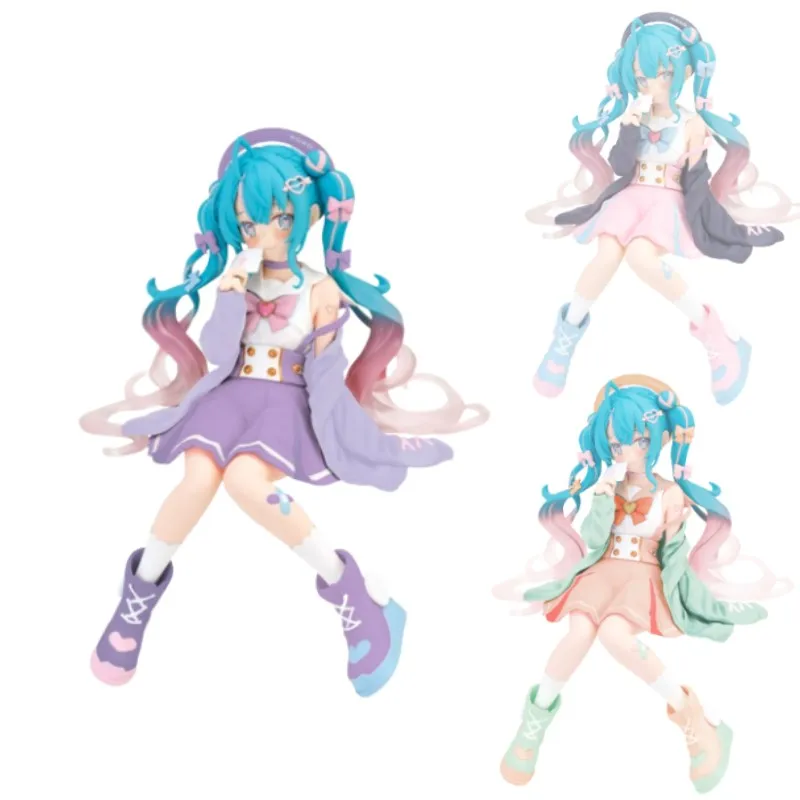 

Фигурки фигурок аниме FuRyu фигурки фигурок лапши H = 140 мм фигурки героев мультфильма Hatsune Miku игрушки для детей