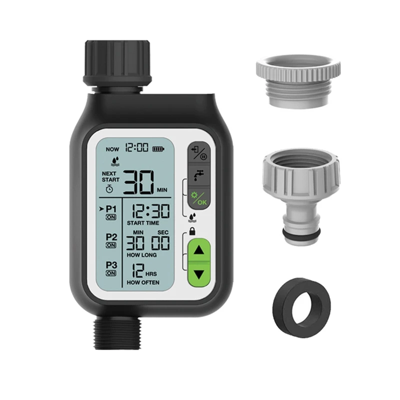 

Hot SV-Garden Automatic Water Timer With Rain Sensor Outdoor Irrigation Control System Watering System Irrigation Timer