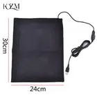 Куртка с электрическим подогревом, мягкая подушка, зимний мужской жилет, нагревательная одежда, грелки, подушечки для согрева, коврик для мыши, USB, углеродный нагреватель