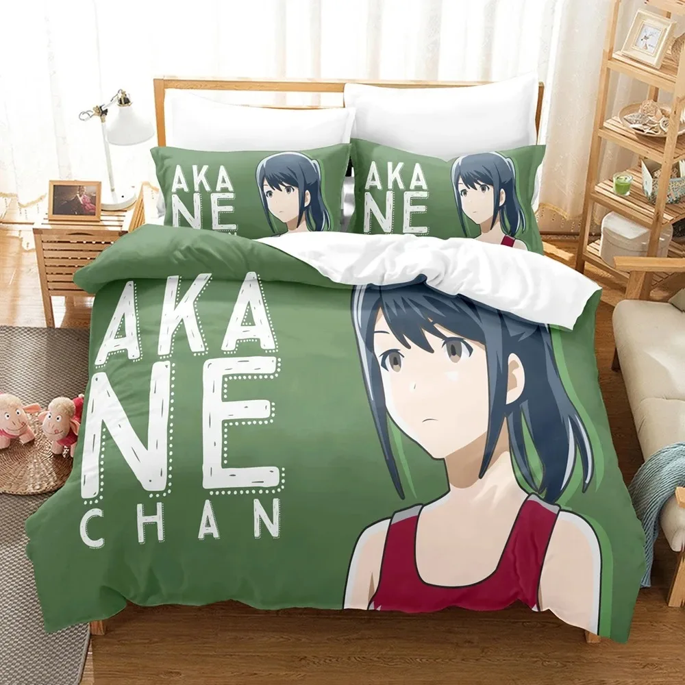 3D Anime As the moon so beautiful Bedding Set Duvet Cover Bed Quilt Pillowcase King Queen Twin Size Boys Girls Adults