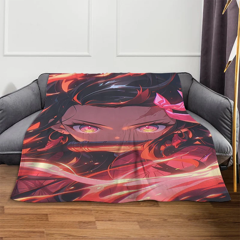 Одеяло A-Nezukos Диван Зимнее постельное белье из микрофибры Пушистые мягкие одеяла