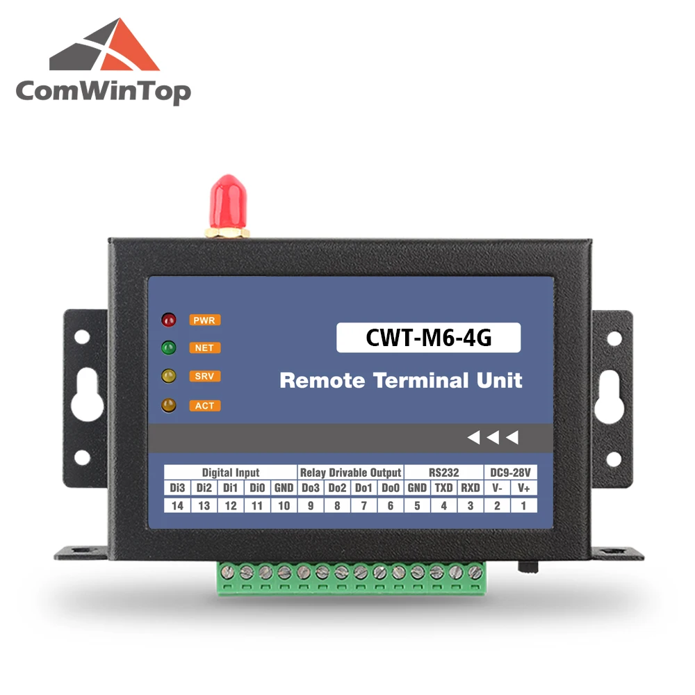 CWT-M6-4G 2Di+3Do+1Ai 4g Modbus Tcp IO Module, 4g Modbus Rtu