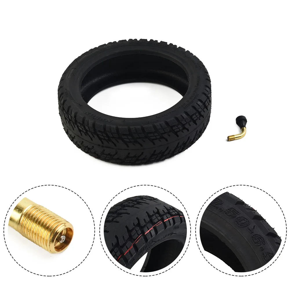 

10x2.50-6.5 Off-road Tire Off-road Tire Rubber 10 Inch Electric Scooter For Ninebot Max G30 Durable And Practical
