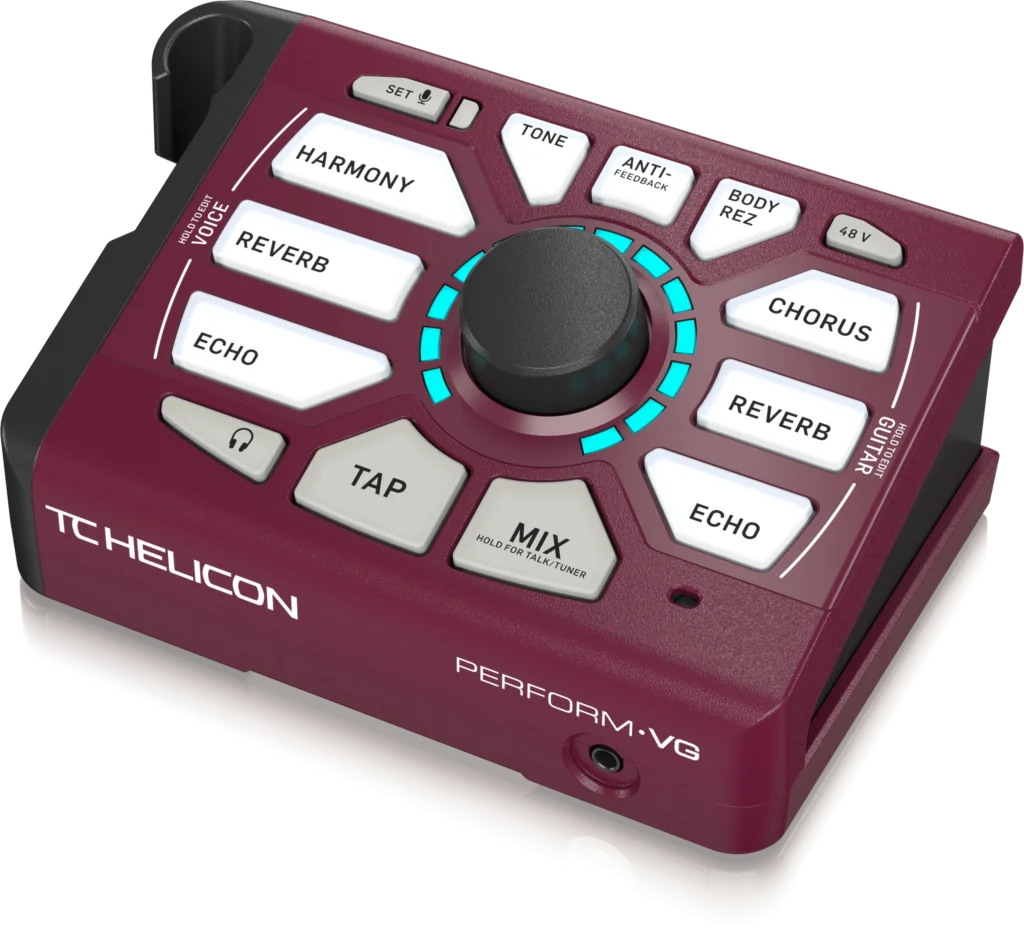Фото Процессор эффектов для вокала и акустической гитары Tc Helicon Perform-VG с креплением на микрофонную стойку для студийного качества реверберации №3