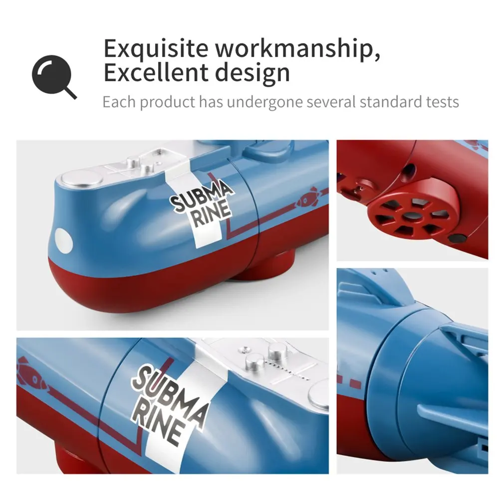 Мини радиоуправляемая подводная лодка 6-канальная с дистанционным управлением