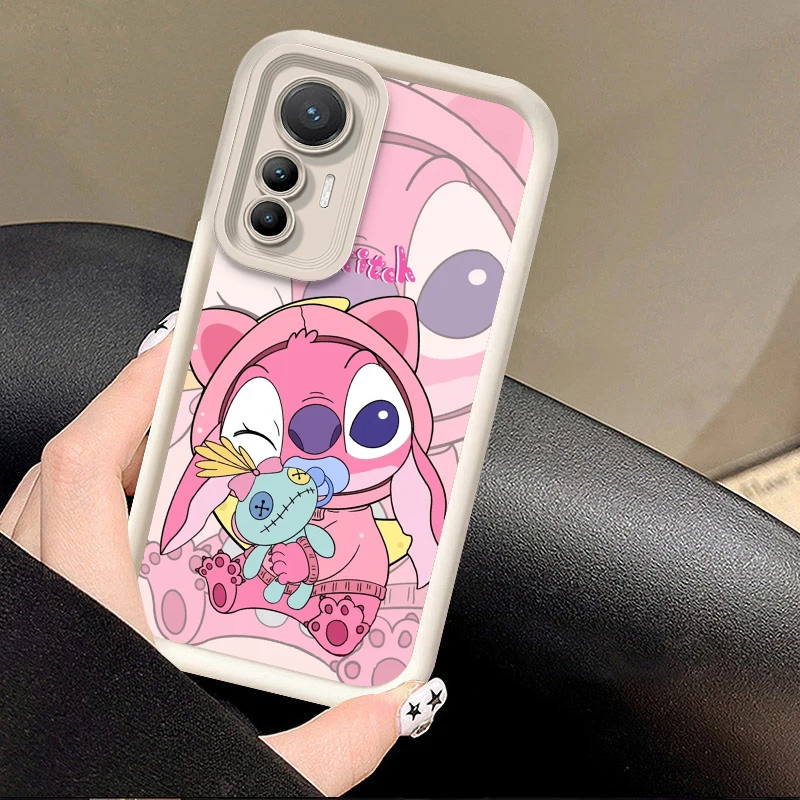 Аниме Ангел Лило и Стич для Xiao POCO 12T 11 F2 F3GT F4 F5 X X4 X5 M3 14 Pro GT 4G фотовспышка