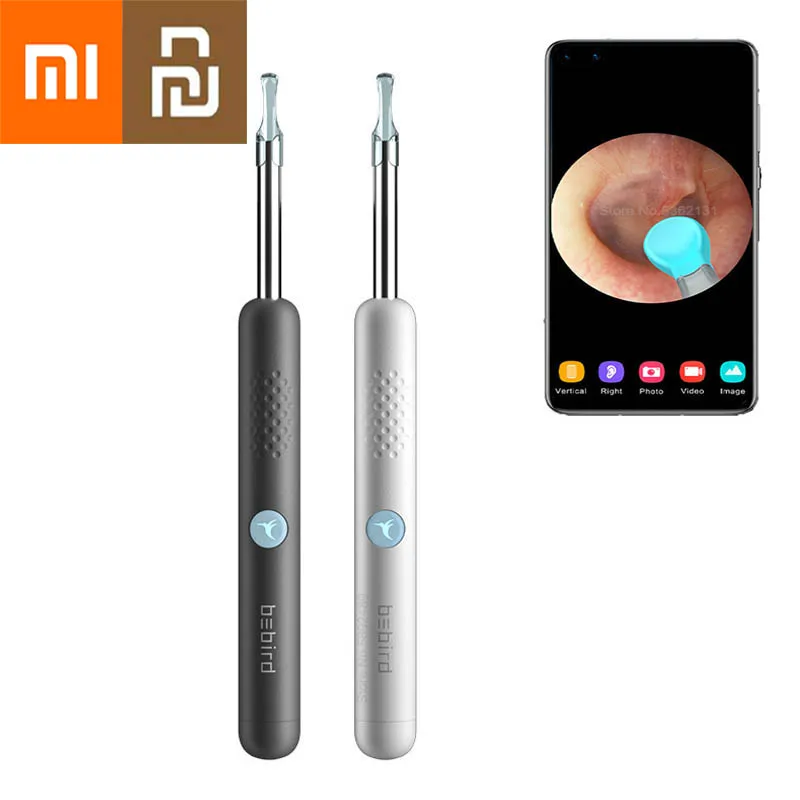 

Xiaomi Youpin Bebird R1 умные HD визуальные беспроводные ушные палочки эндоскоп 300 Вт высокоточная мини-камера Здоровый Уход очиститель ушей