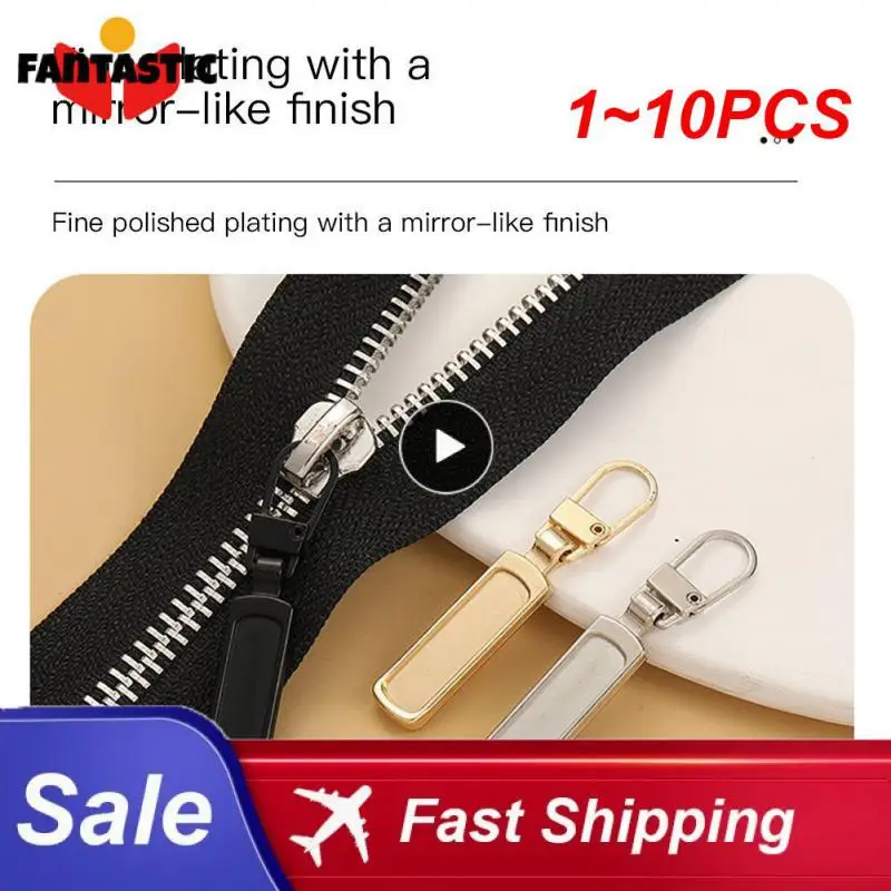 

1-10 шт., съемные металлические насадки для молнии