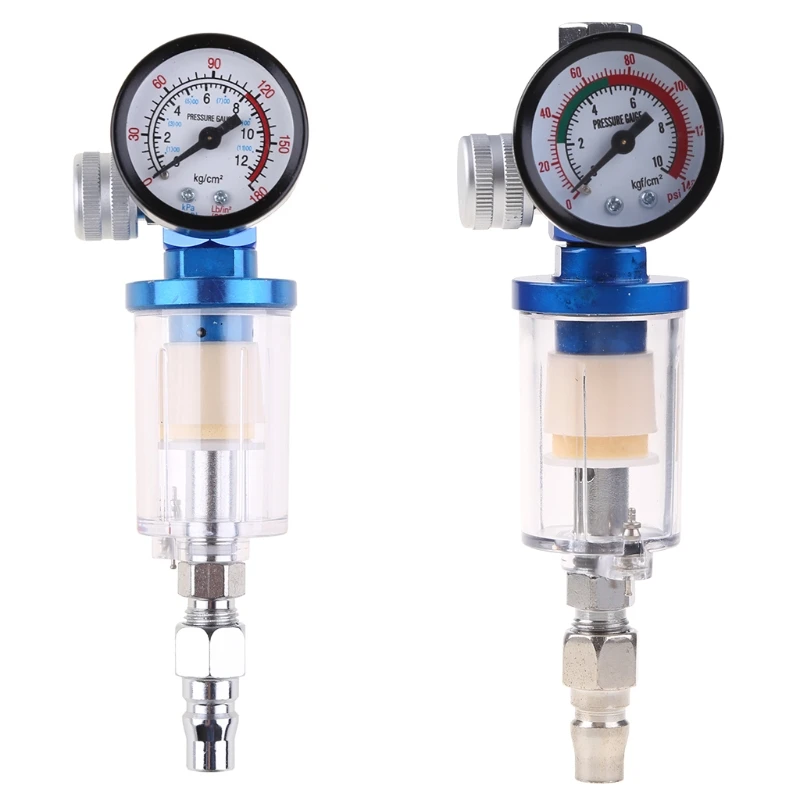 

Water Oil Separator Male and Female Thread Spray Tool Filters Air Compressor Fitting for Filtering Oil and Water Dust M4YD