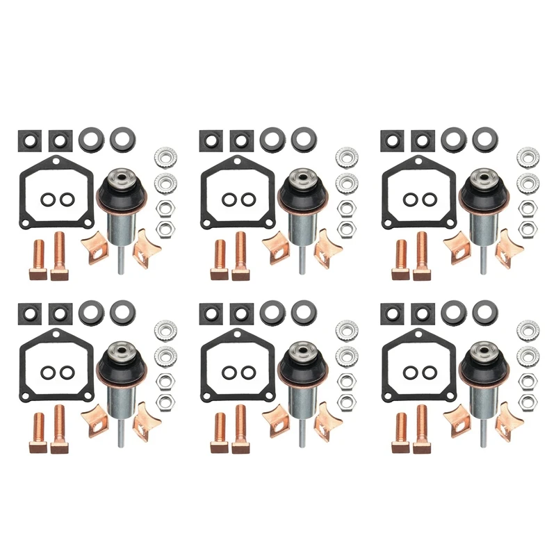 6X комплект для ремонта соленоида стартера контакты детали пригодные Toyota Subaru 228000