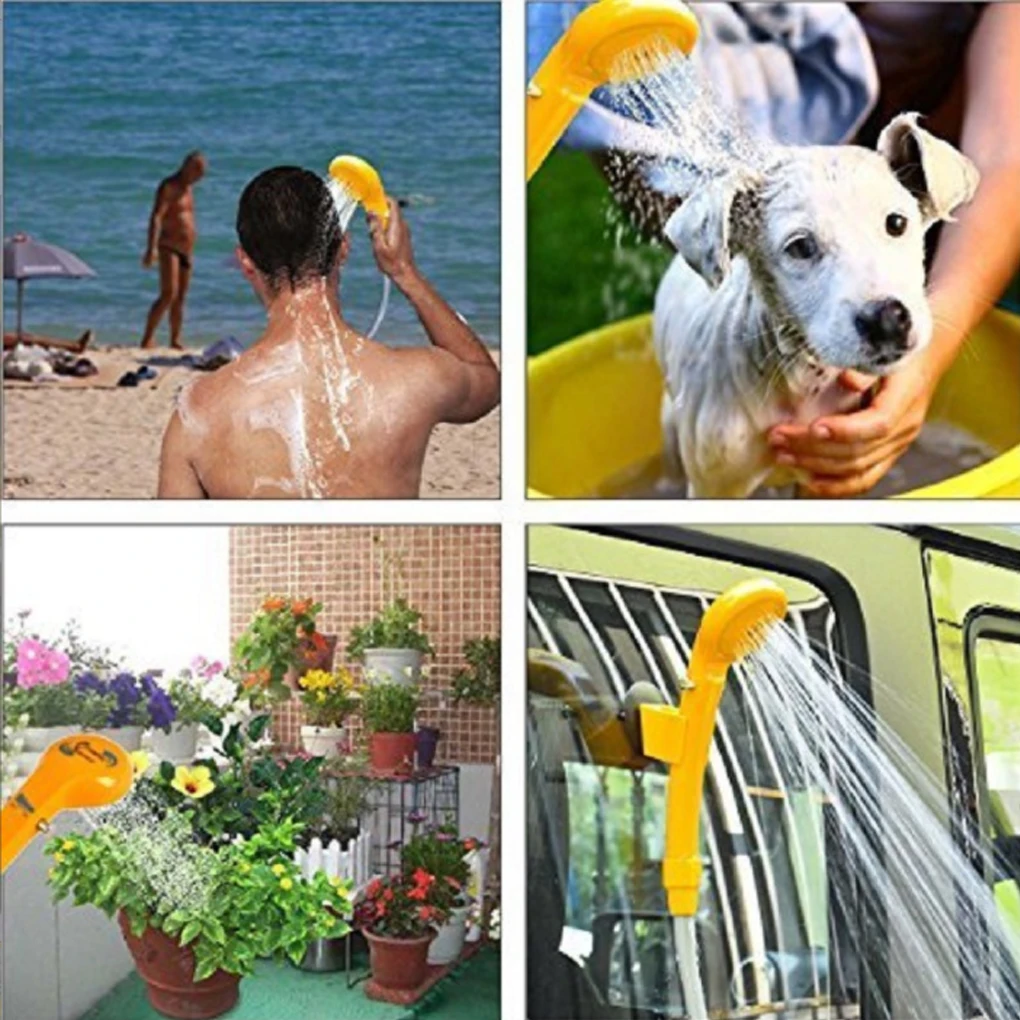 

Travelling Sprinkler 12V Multipurpose Convenience Sprinkling Device Spraying Tool Camping Supplies Practical Shower Sprayer