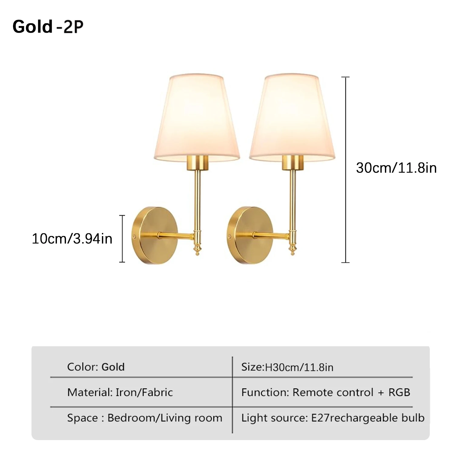 

RGB беспроводная настенная лампа CETANT