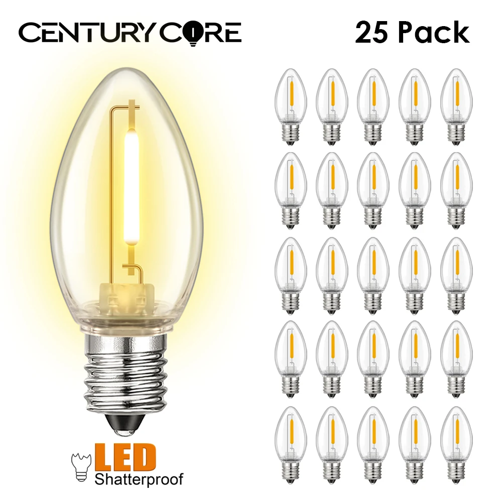 

Небьющиеся LED лампы C7 Grensk теплый белый