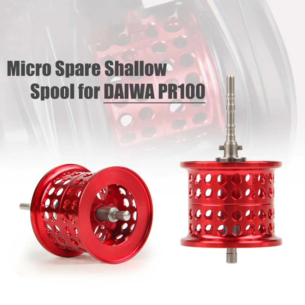 

Baitcasting Fishing Reel Spare Spool Metal Deep Spool Shallow Spool High Quality Fishing Accessories For PR100 Accessories