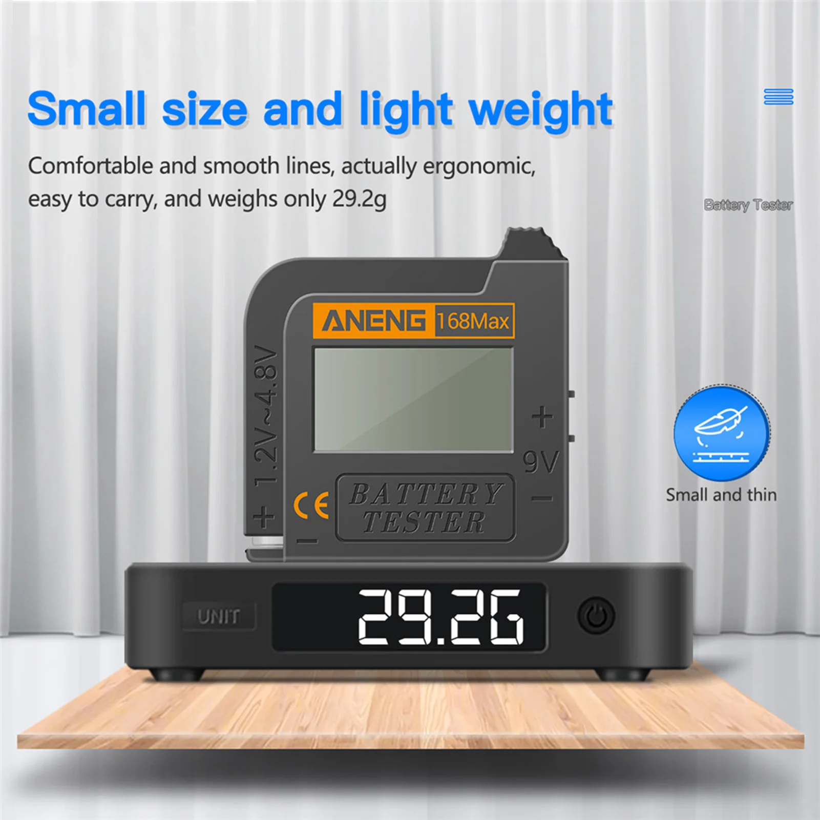Universal Battery Checker Digital Tester Portable Batteries Monitor No Needed Reader For AA AAA C D 1.5V |