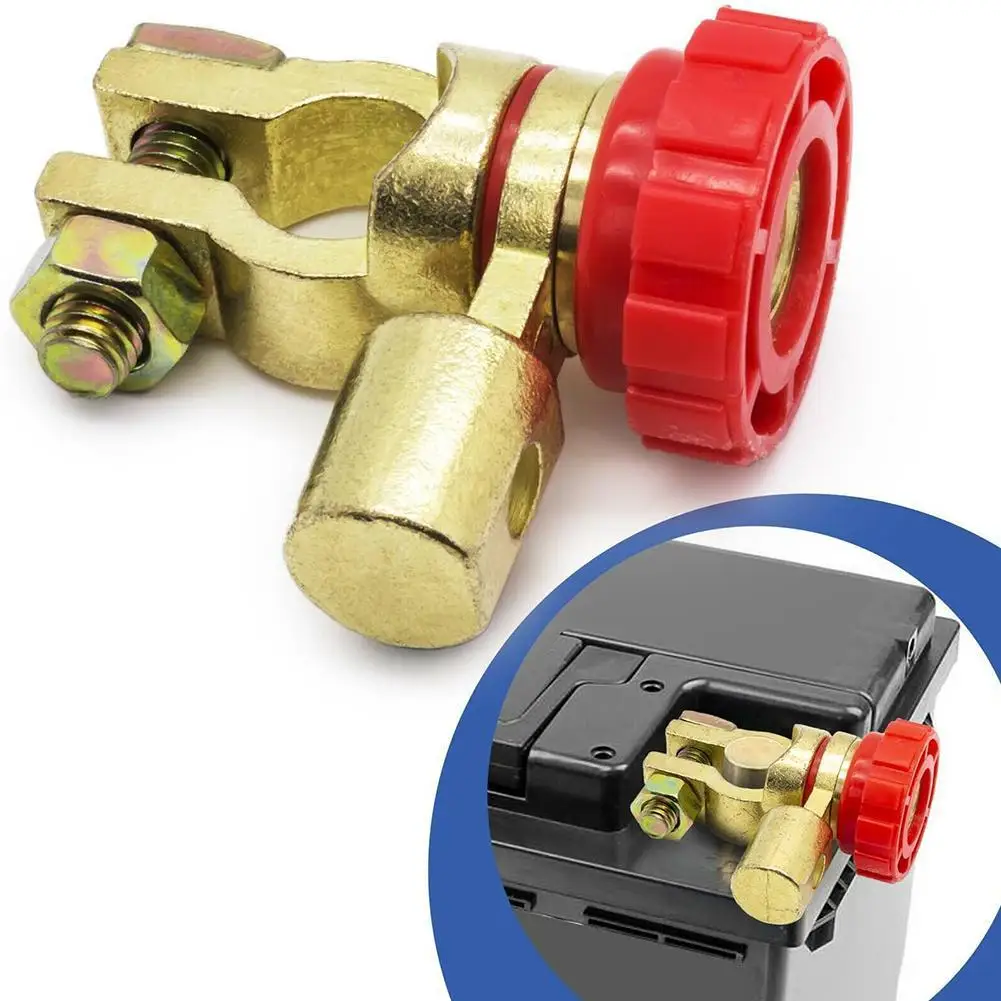 

Car Battery Terminal Link Switch 125a Quick Cut-off Disconnect Isolator Switch Battery Disconnector Truck Parts Auto Accessories