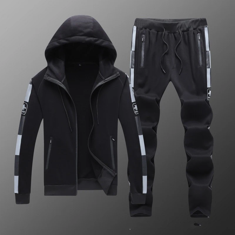 2022 Spring Men's Running Sportswear Suits Gym Training Clothes Workout Jogging Sports Set Rashguard Tracksuit Outfits Jogger