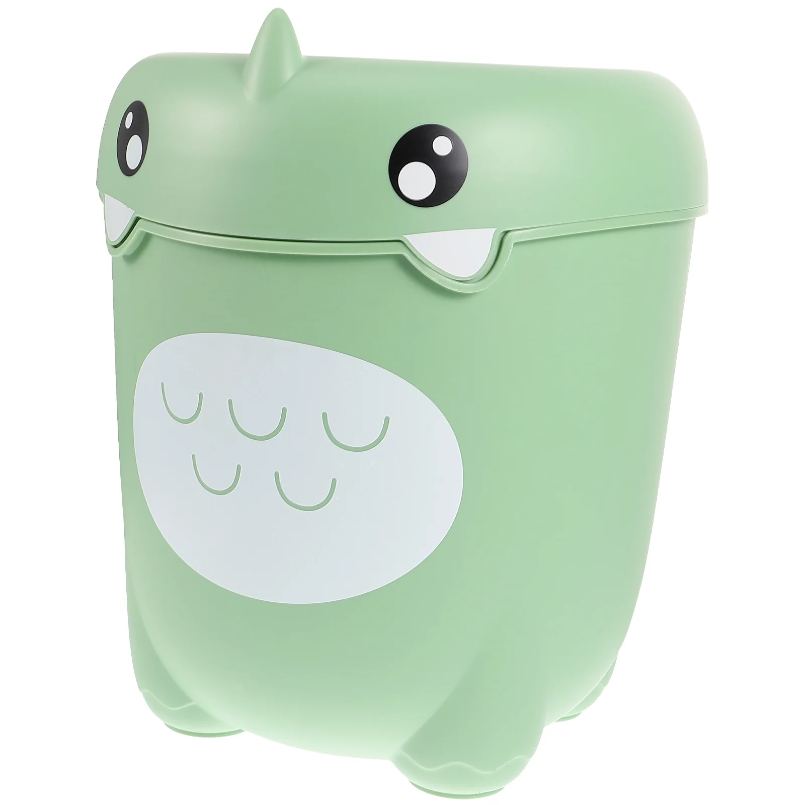 Пластиковая корзина для мусора с изображением динозавра