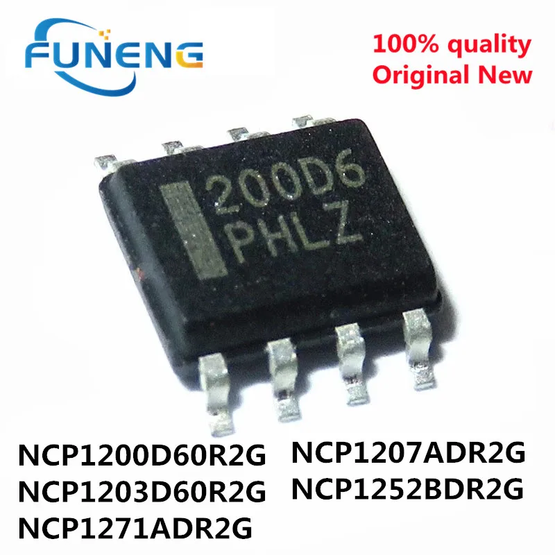 10 шт./лот NCP1200D60R2G NCP1200D60 1200D60 200D6 SOP-8 новая и оригинальная строчка