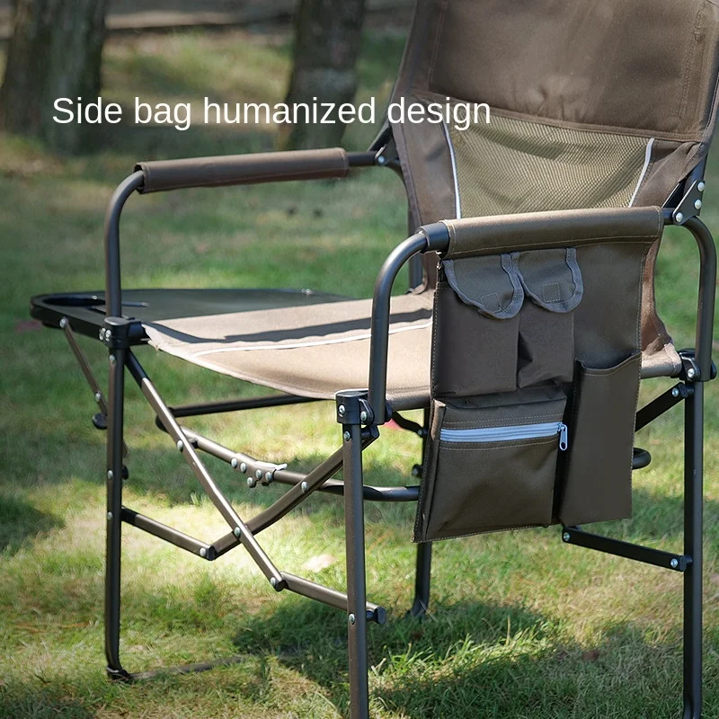 Potluck Camping Chair Mountain Camping Director Chair Mesh C