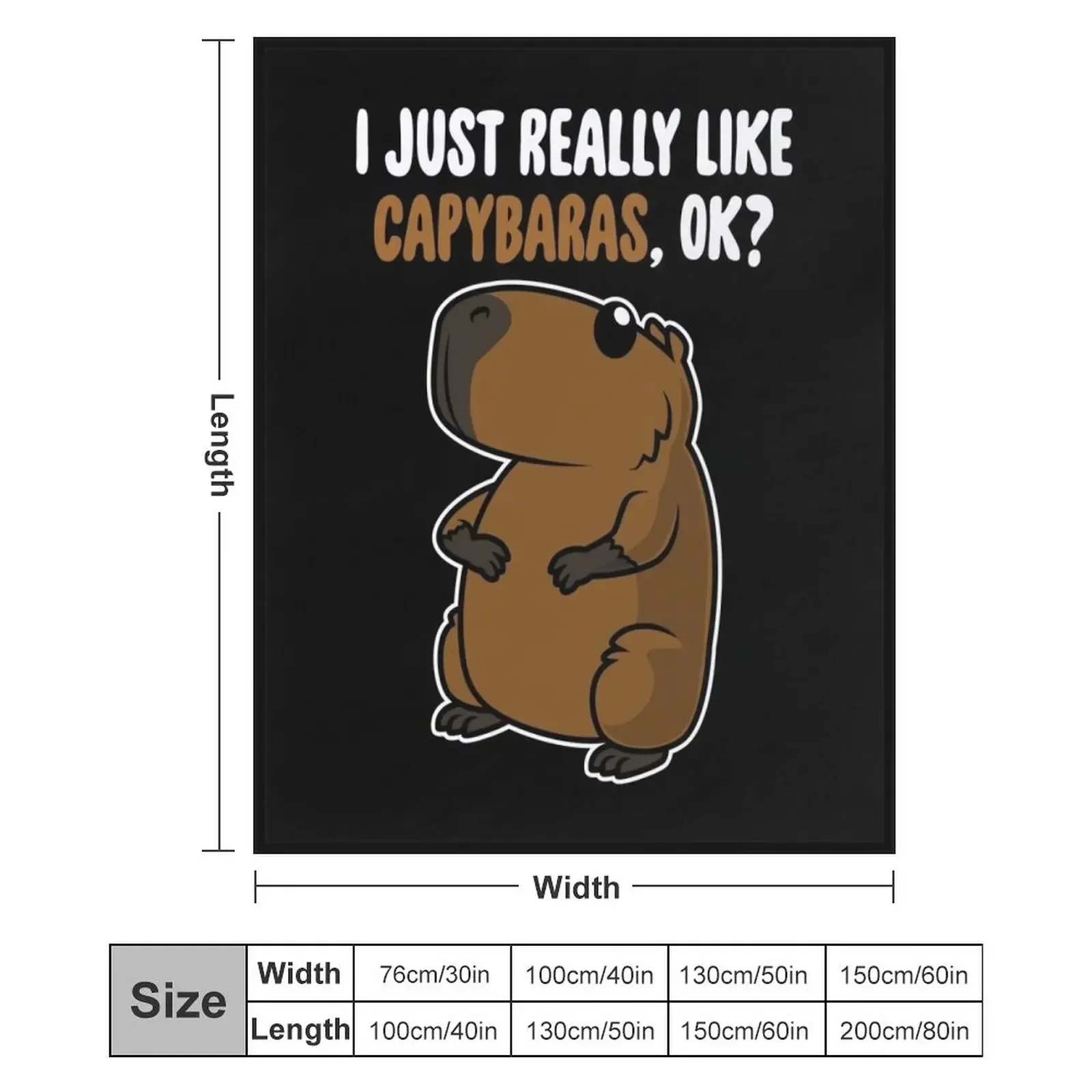 Я просто действительно как капибары ОК? Милое детское одеяло для малышей детские